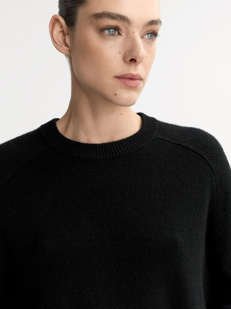 Boyfriend Crewneck - Black