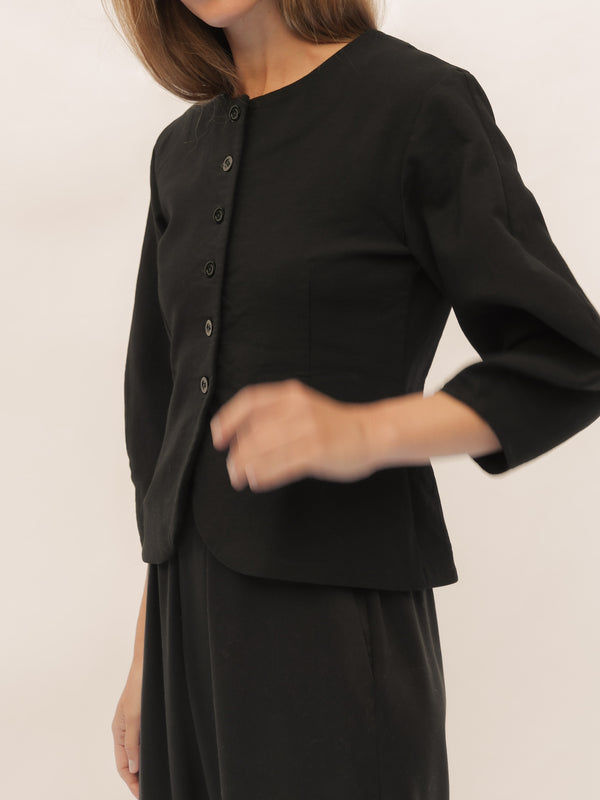 PRE-ORDER Wanda Waistcoat - BLACK