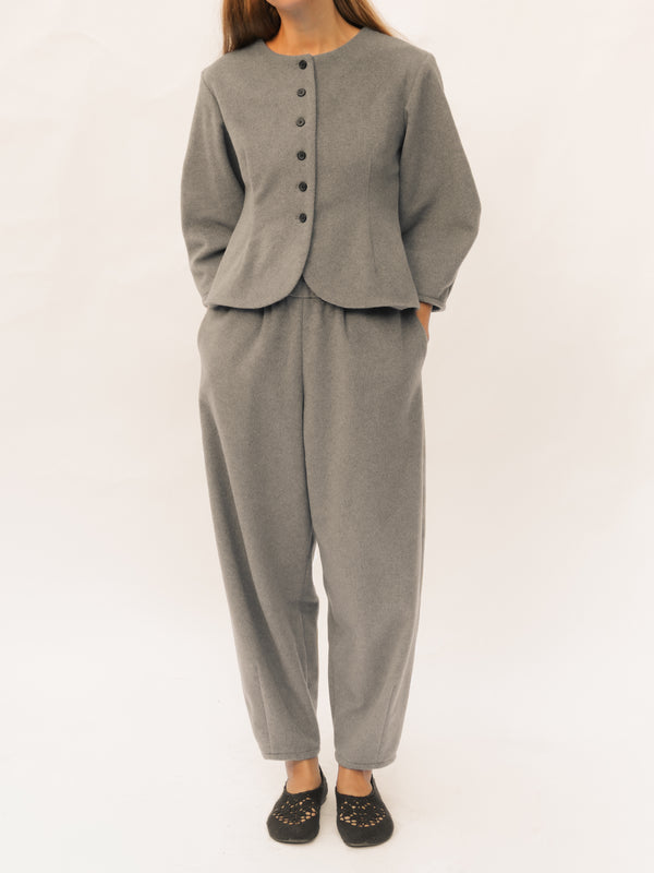Berry Pants - Light Grey