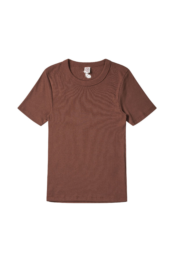 June Fitted Tee - Brown