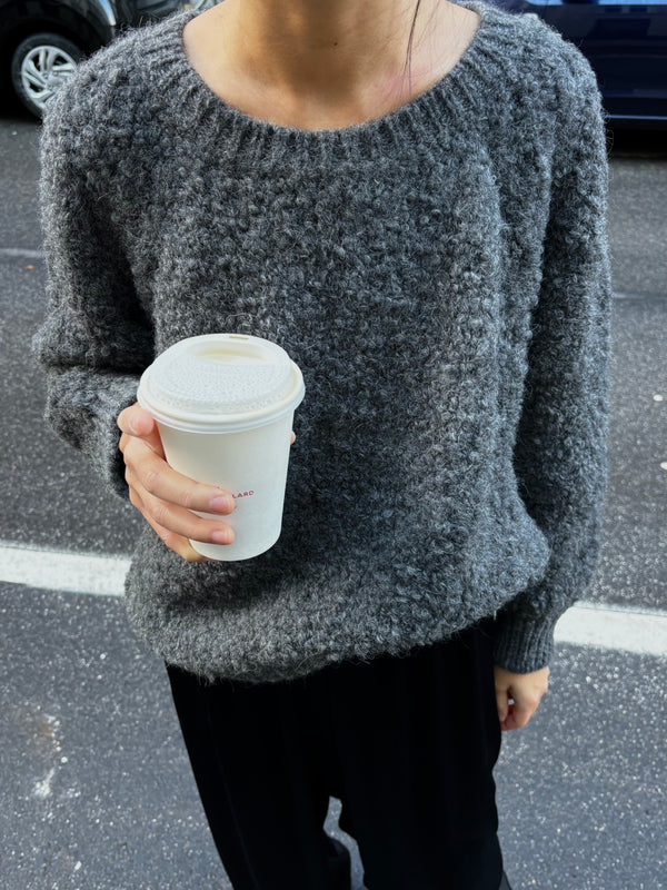 Bouchle Sweater - Grey