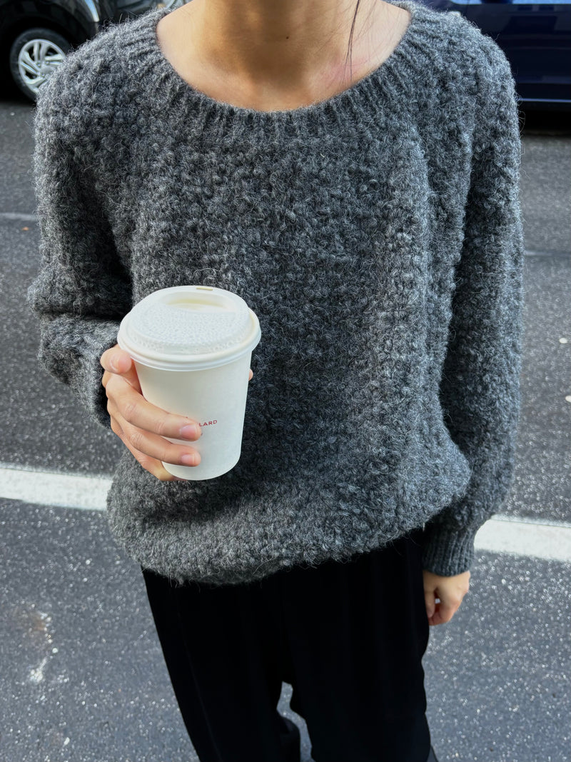 Bouchle Sweater - Grey