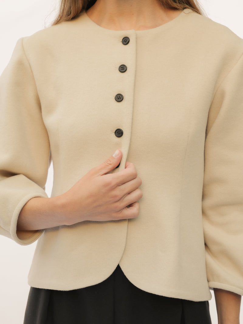 Wanda Waistcoat - Beige