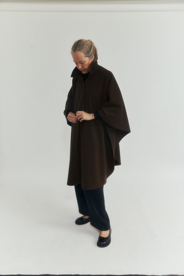 Choko Wool Cape