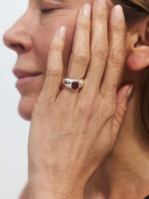 Morning Signet - Carnelian Red