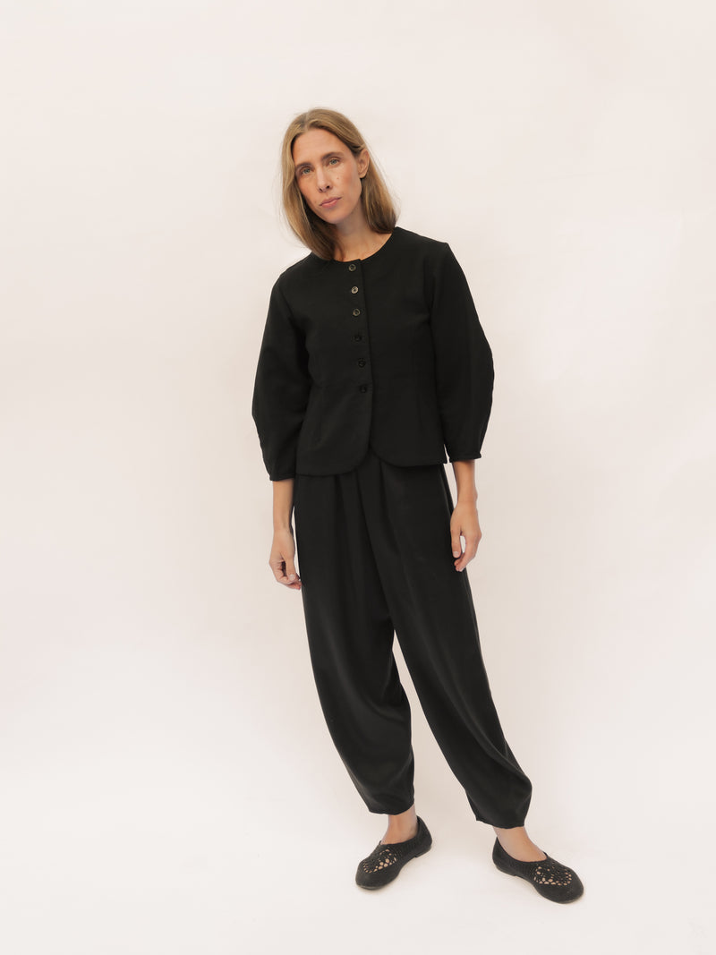 PRE-ORDER Wanda Waistcoat - BLACK