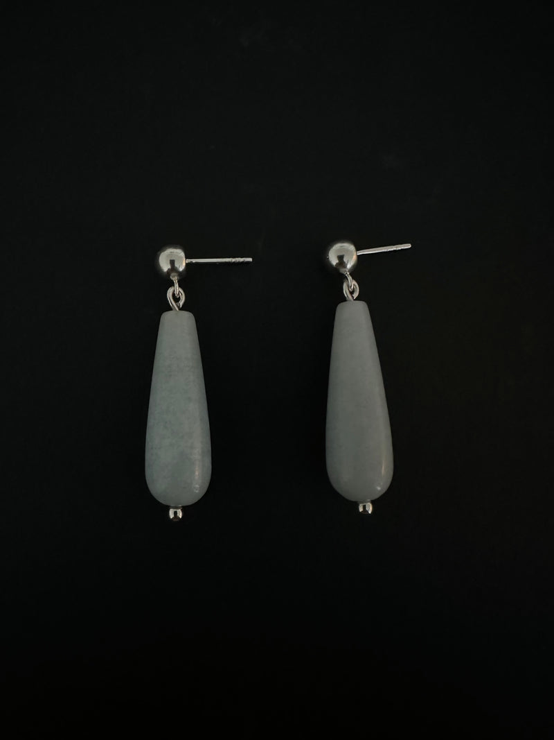 Substance Drop Earring - Aquamarine