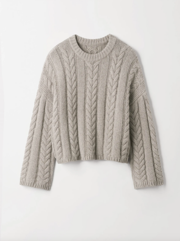 Chunky Cable Knit - Greige