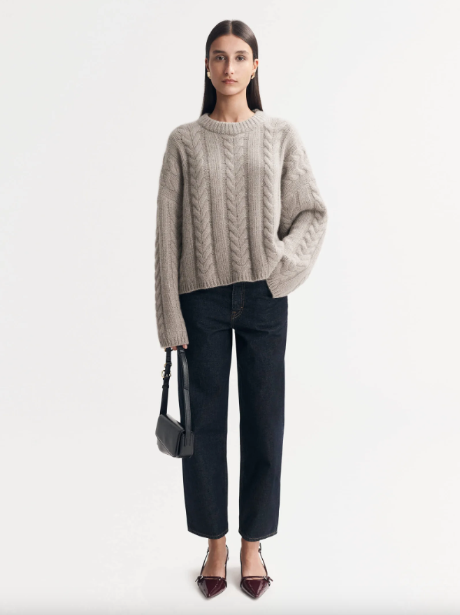 Chunky Cable Knit - Greige