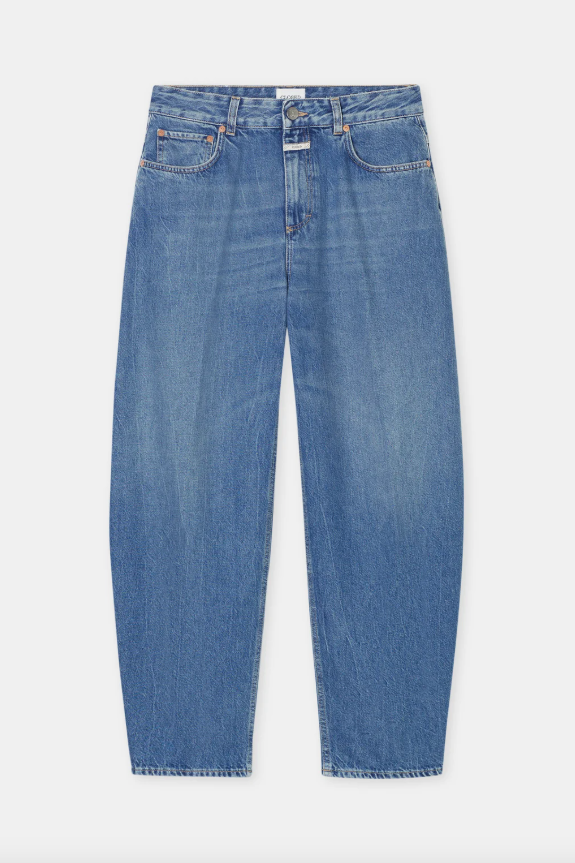 Barrel Jeans Jazzie - Mid blue