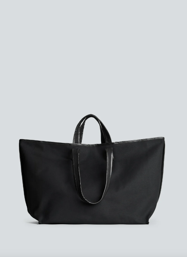 Canvas Tote - Black / oil Black
