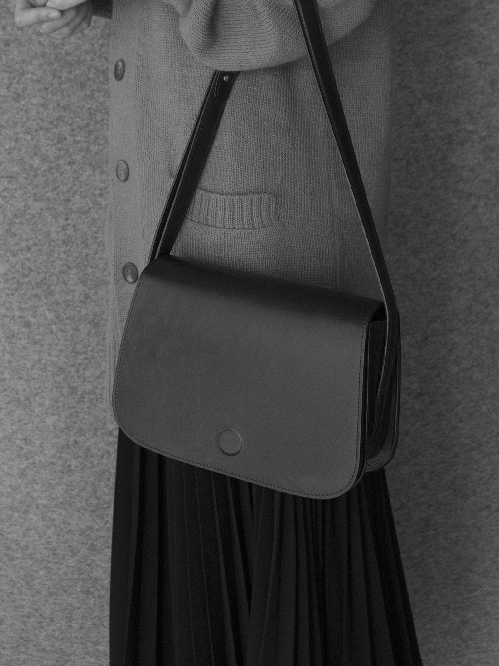 ★TOUT Y EST★ DOUBLE VINTAGE BAG BLACK FNSSB02BKF DOUBLE VINTAGE BAG - BLACK - Fennec