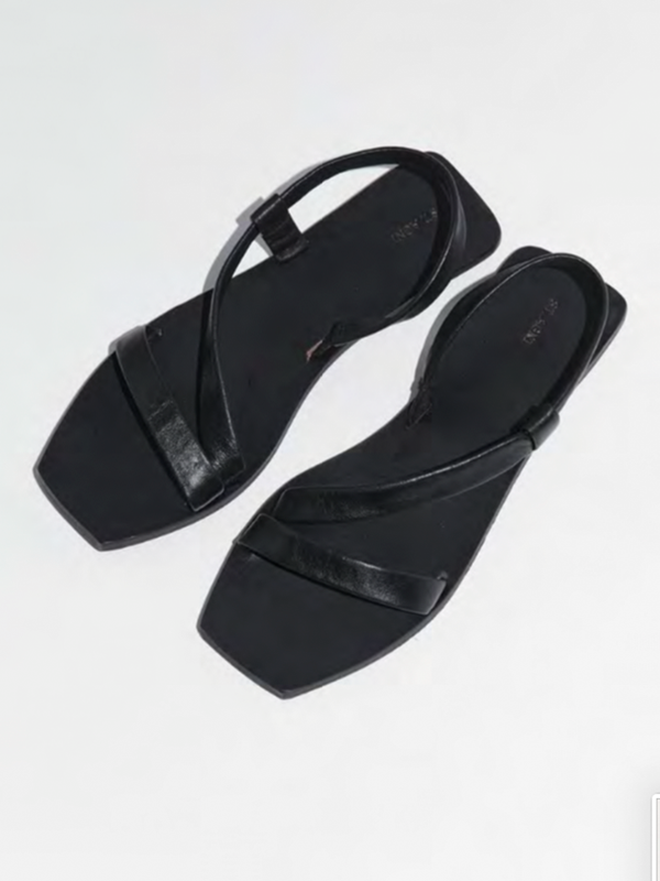 TWIST STRAP SLIDE - BLACK