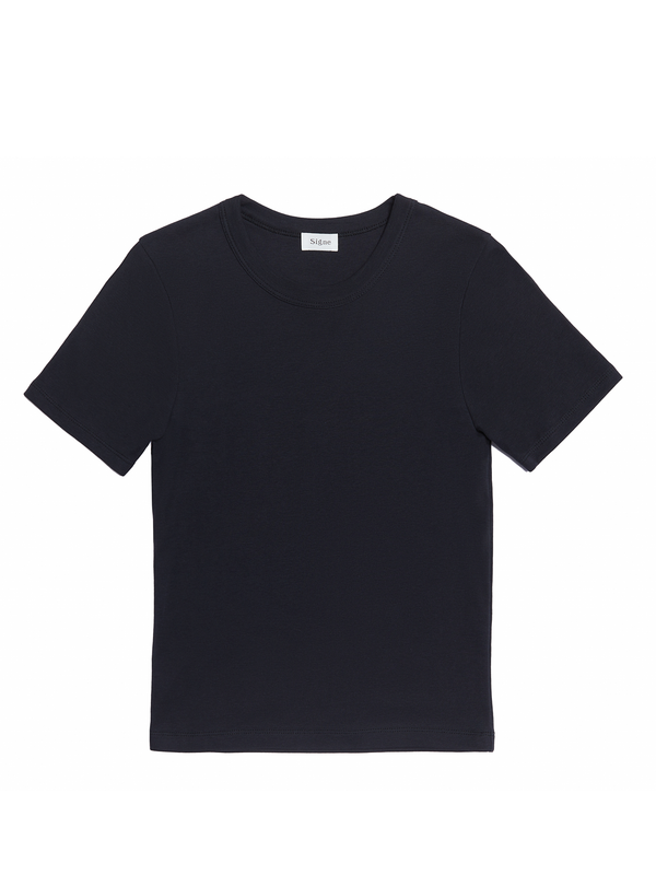 June Fitted Tee - Black